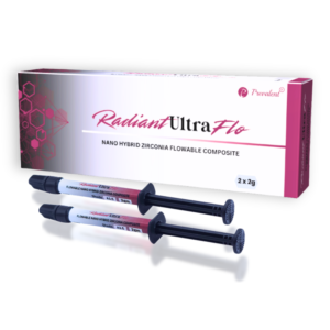 nano hybrid flowable composite 2x2g syringes by Prevalent