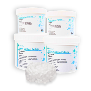 Prevalent Brand Cotton Pellets 100% Pure Non-Sterile for Dental Use UAE